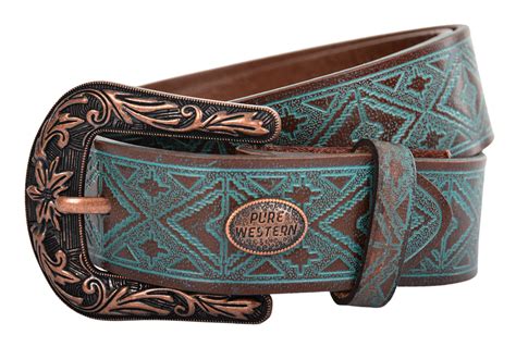 womens western turquoise belt|men's western belts with turquoise.